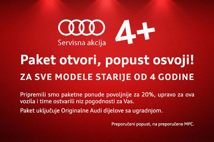 Akcija 4+ - Audi